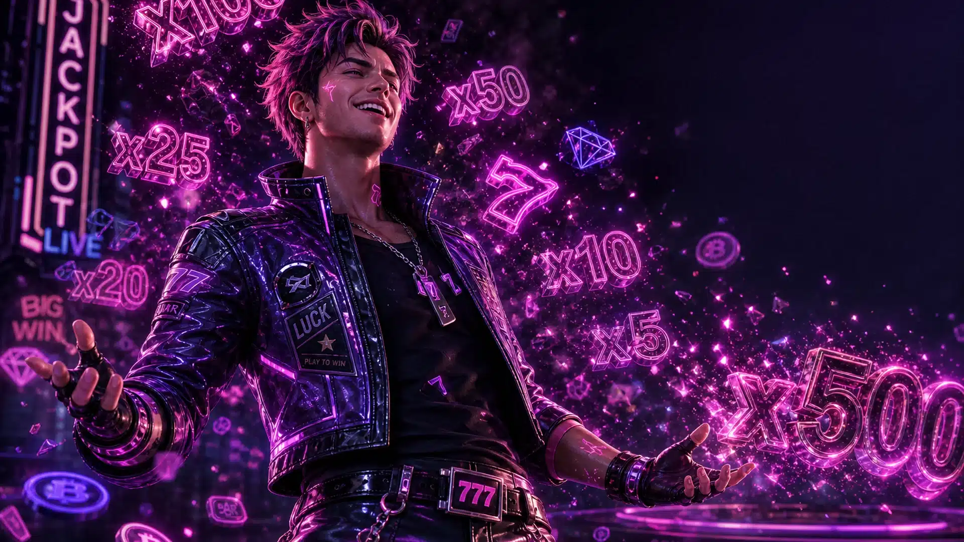 Ilustrasi cyberpunk wild multiplier selasa 2 - Spinsakti